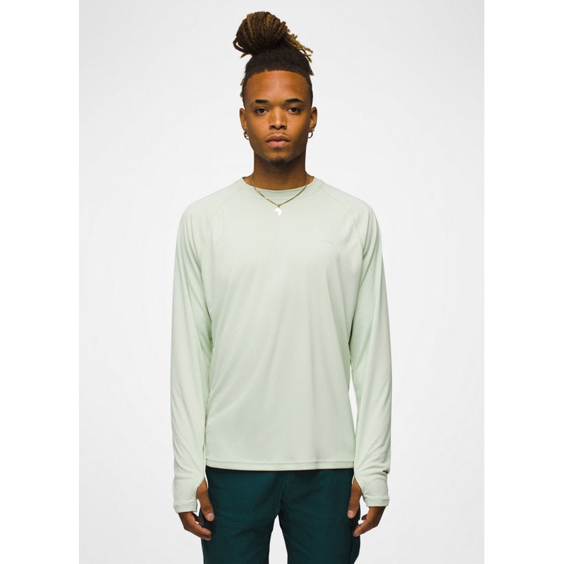 Men’s Sol Shade Long Sleeve Crew – Pale Aloe