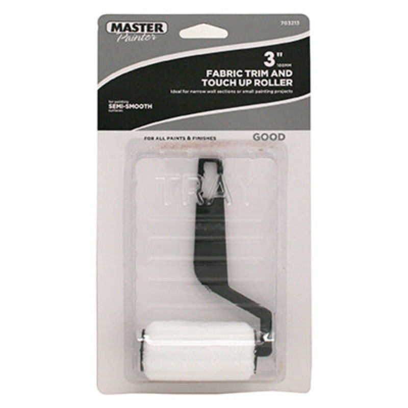 Trim Paint Roller with Tray – 3 in.