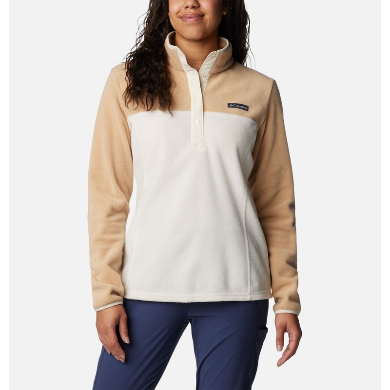 Women’s Benton Springs Half Snap Pullover – Chalk Canoe