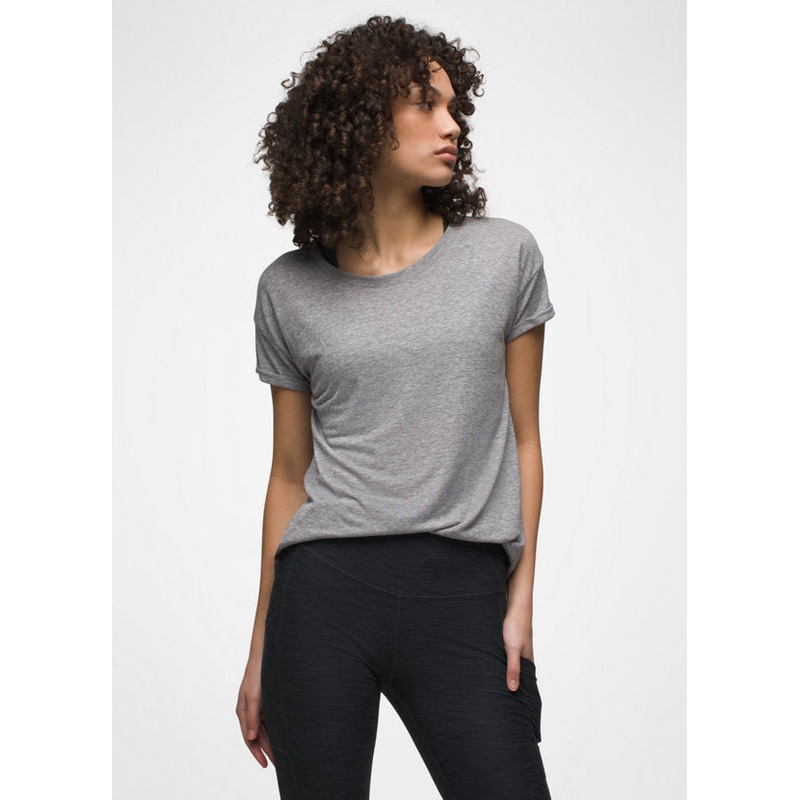 Women’s Cozy Up T-Shirt – Heather Grey
