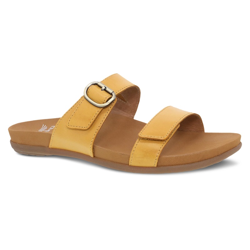 Women’s Justine Calf Sandal – Yellow