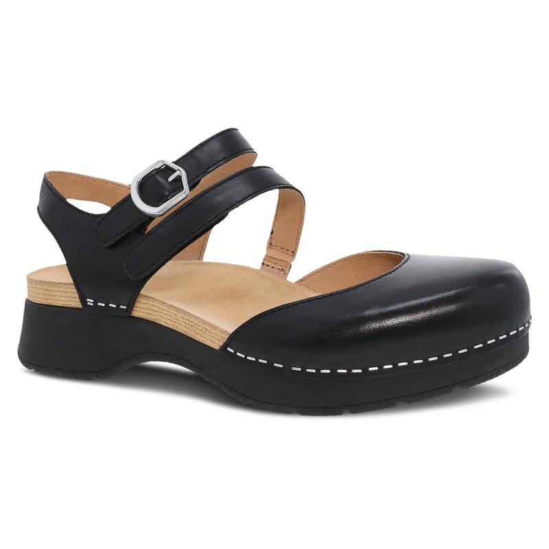 Women’s Rissa Nappa Mary Jane Sandal – Black
