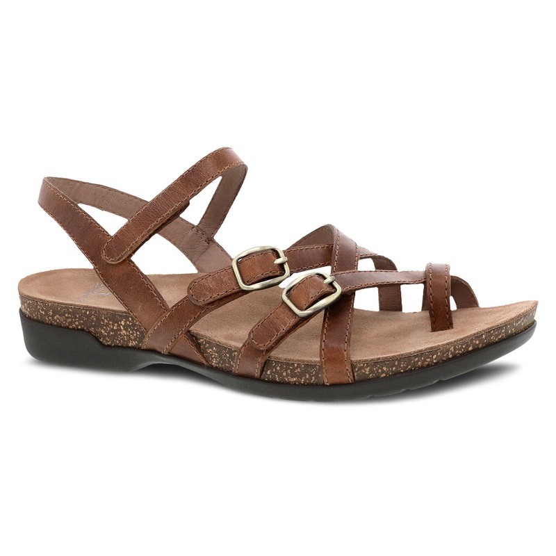 Women’s Roslyn Waxy Burnished Sandal – Tan
