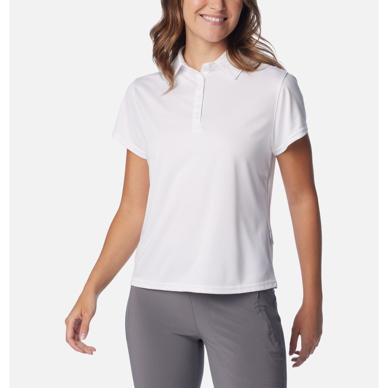 Women’s Tidal Tee Short Sleeve Polo – White