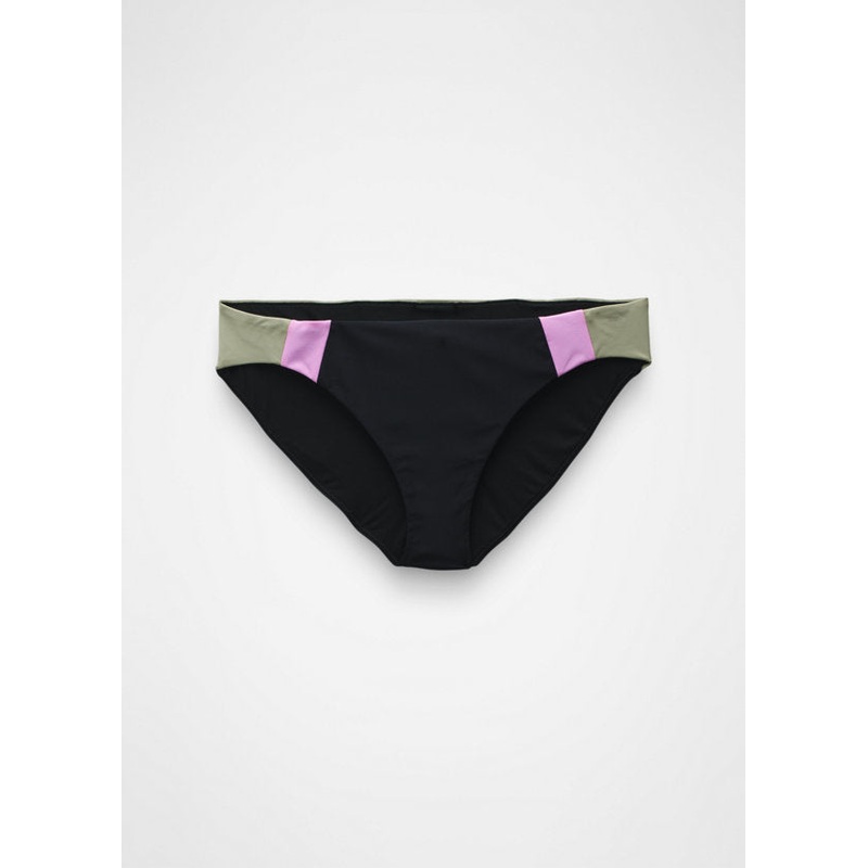 Women’s Tulum Swim Bottom – Black Color Block