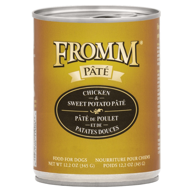 Chicken & Sweet Potato Pate Wet Dog Food – 12.2 oz. Can