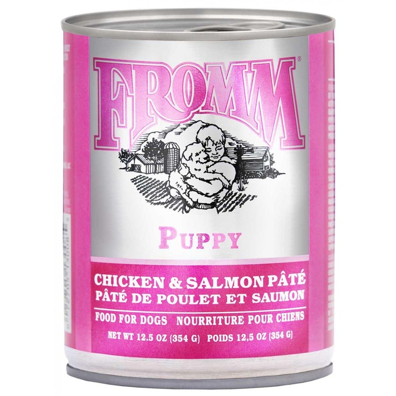 Classic Chicken & Salmon Pate Wet Puppy Food – 12.5 oz. Can