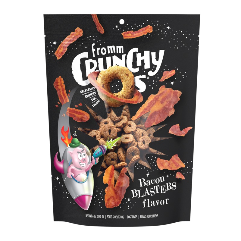 Crunchy Os Bacon Blasters Dog Treats – 6 oz.
