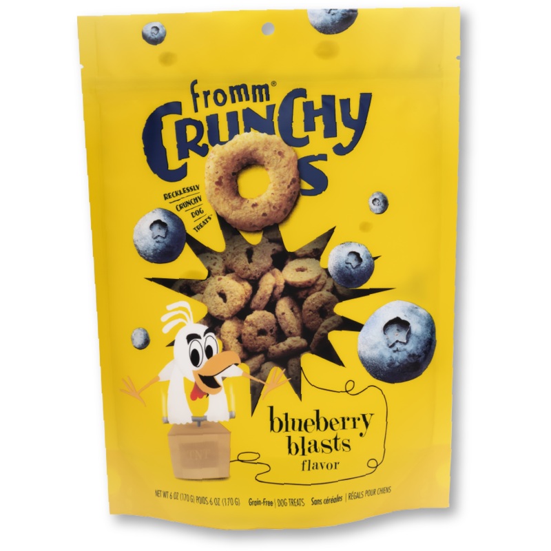 Crunchy Os Blueberry Blasts Flavor Dog Treats – 6 oz.