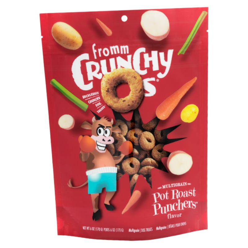 Crunchy Os Pot Roast Punchers Flavor Dog Treats – 6 oz.