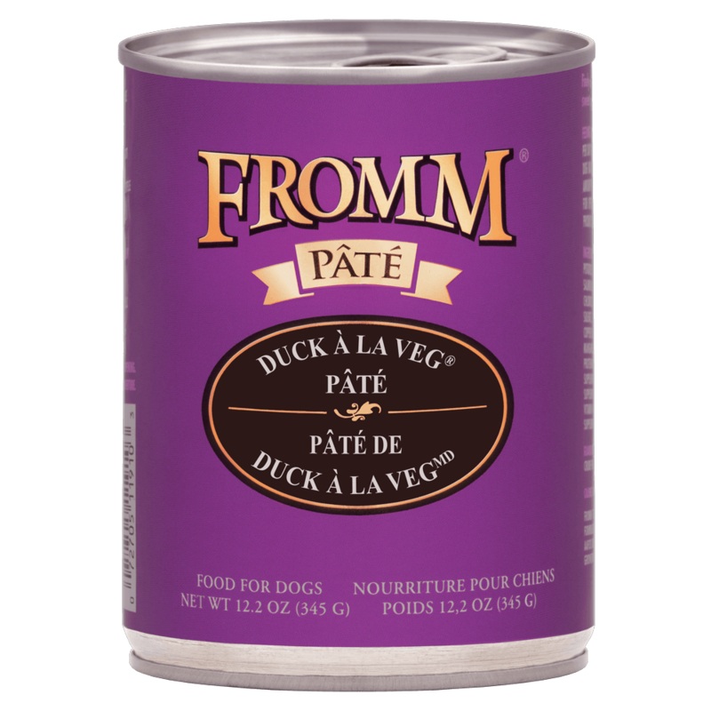Duck A La Veg Pate Wet Dog Food – 12.2 oz. Can