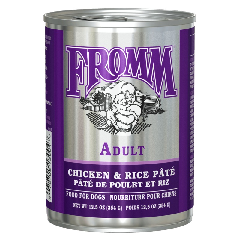 Family Classic Adult Chicken & Rice Pate Wet Dog Food – 12.5 oz. Can