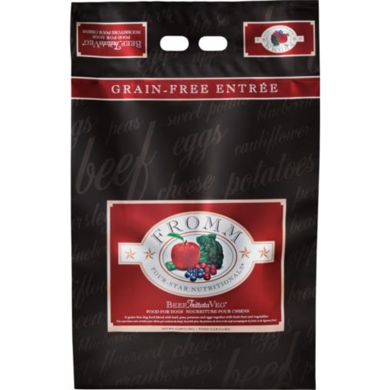 Four-Star Beef Frittata Veg Recipe Dry Dog Food (12lb & 26lb)