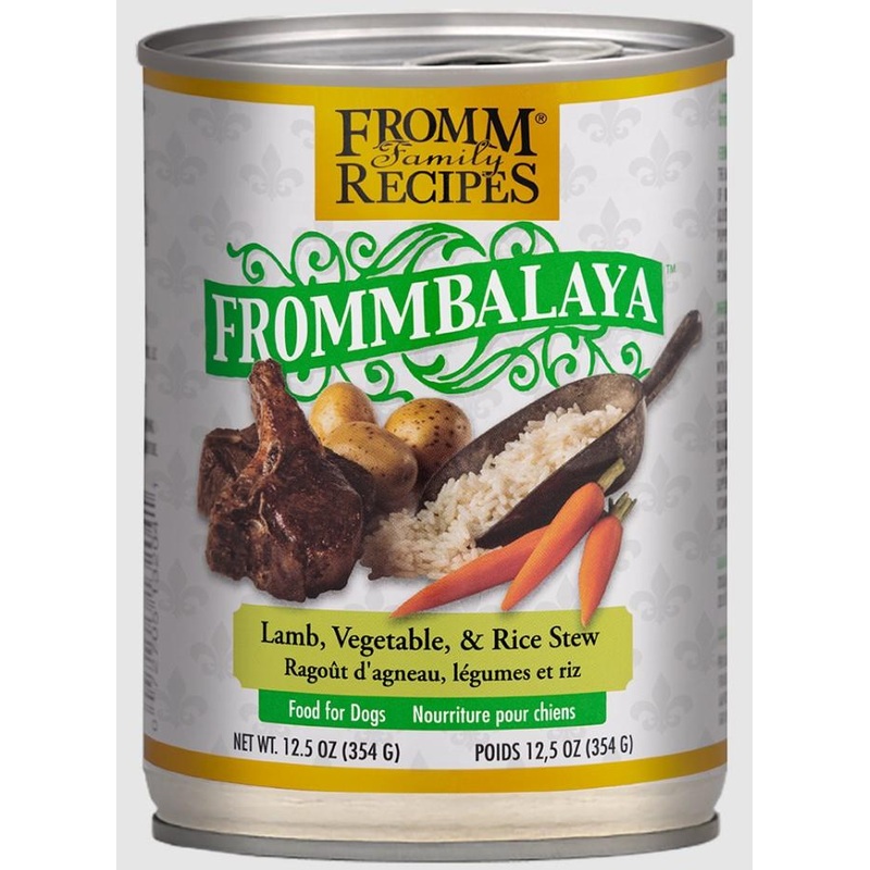 Frommbalaya Lamb, Vegetable, & Rice Stew Wet Dog Food – 12.5 oz. Can