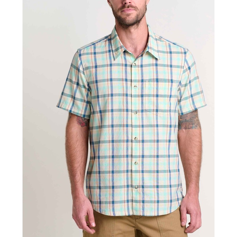 Men’s Airscape Short-Sleeve Shirt – Lichen Check