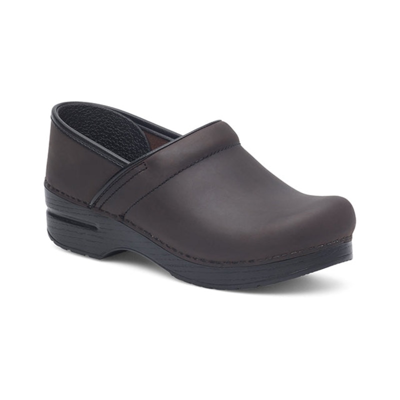 Men’s Narrow Pro Antique Brown/Black Clog