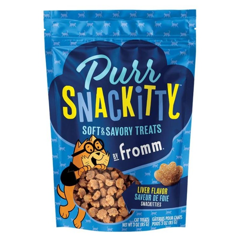 Purrsnackitty Liver Flavor Snackitties Cat Treats – 3 oz.