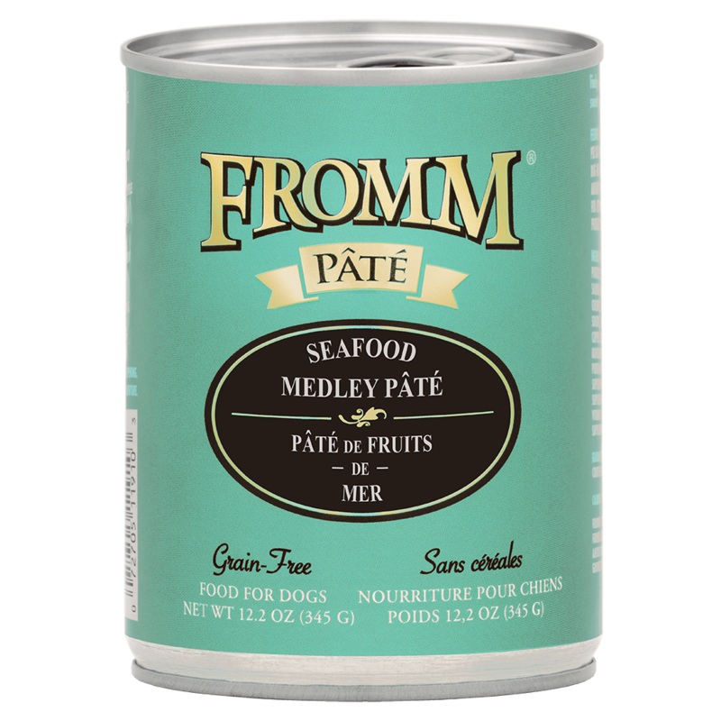 Seafood Medley Pate Wet Dog Food – 12.2 oz. Can