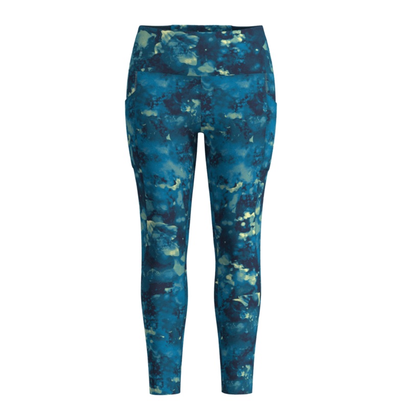 Women’s Active Printed 7/8 Legging – Twilight Blue Watercolor
