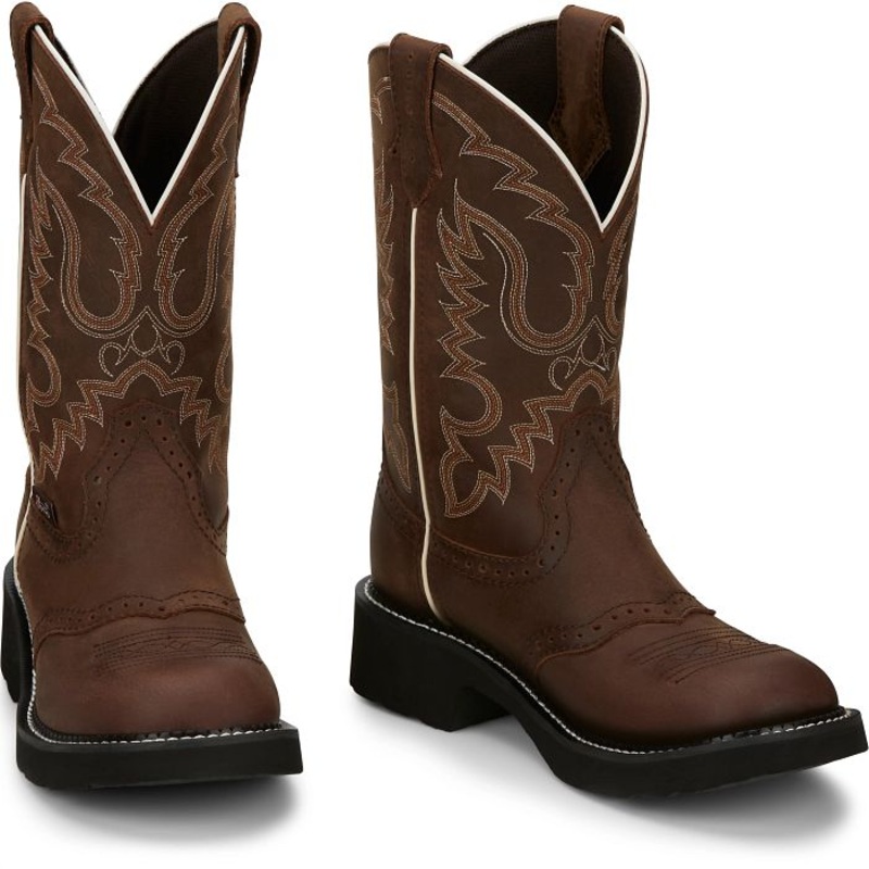 Women’s Inji 11 Western Boot|Aged Bark|5 B|5.5 B|6 B|6.5 B|7 B|7.5 B|8 B|8.5 B|9 B|9.5 B|10 B|10.5 B|11 B