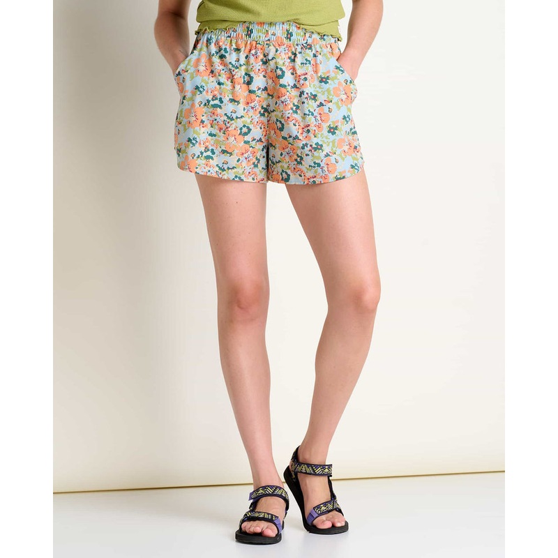 Women’s Sunkissed Pull-On Short II – Papaya Geranium Print