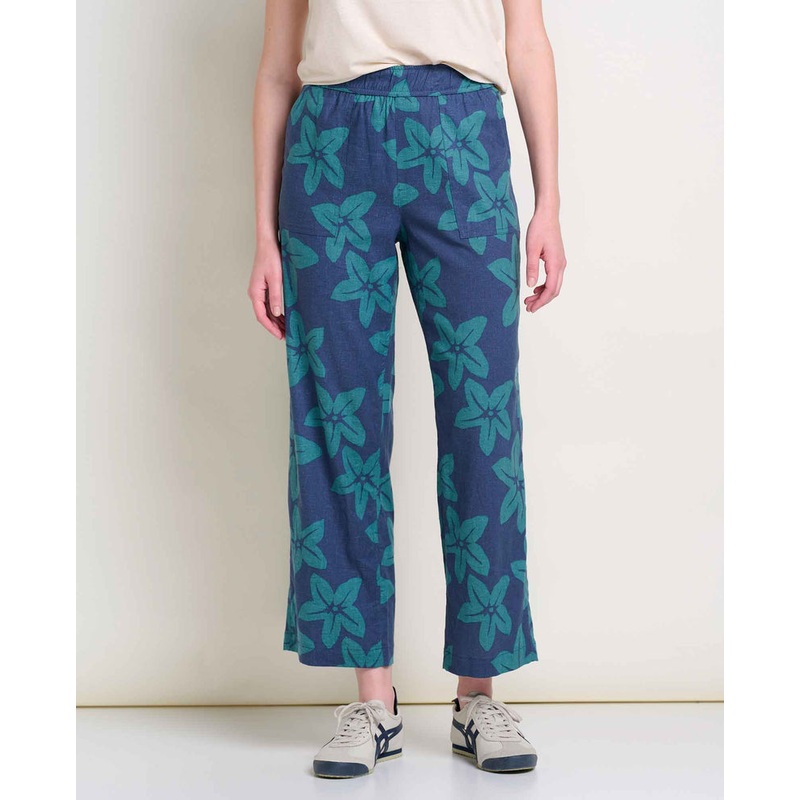 Women’s Taj Hemp Pant – Jasper Large Floral