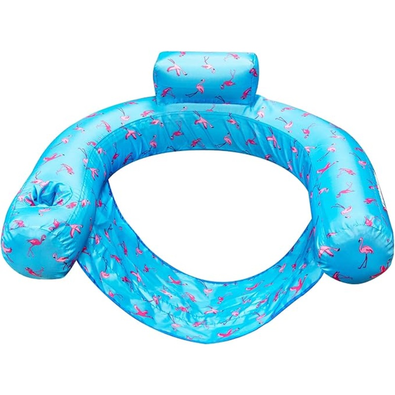 Flamingo Fabric Covered U-seat