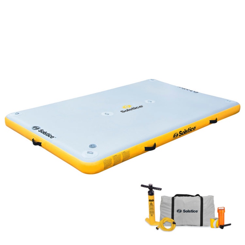 Floating Dock With Pump 8x5x6|Yellow|8X5FT 4_6PERSON