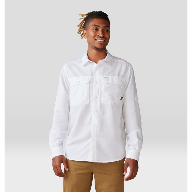 Men’s Canyon Long Sleeve Shirt – White