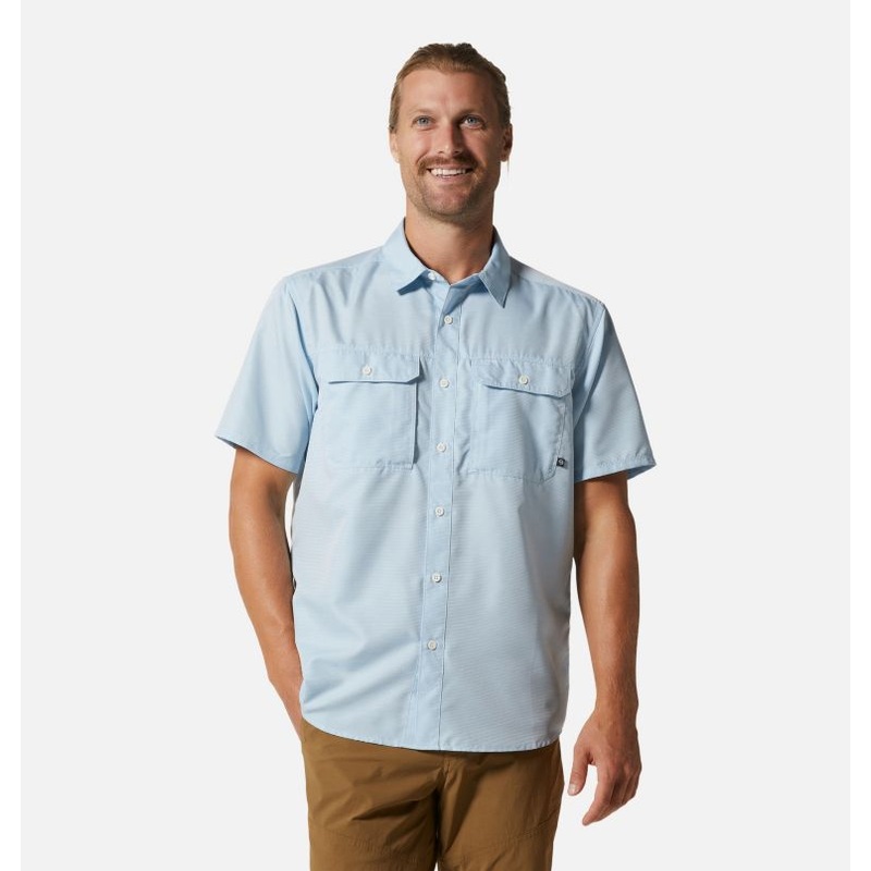Men’s Canyon Short Sleeve Shirt – Blue Chambray