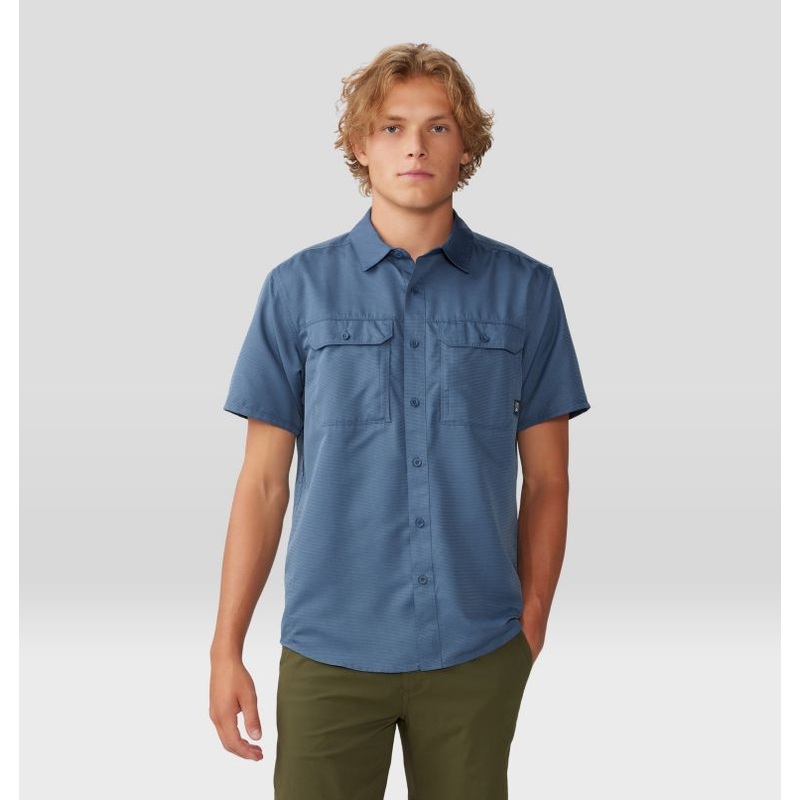 Men’s Canyon Short Sleeve Shirt – Zinc