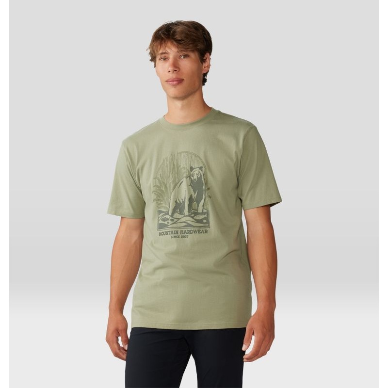 Men’s Grizzly Bear Short Sleeve – Mantis Green