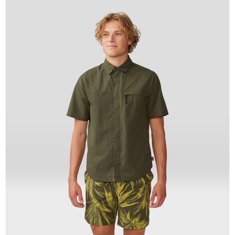 Men’s Stryder Short Sleeve Shirt – Dark Pine