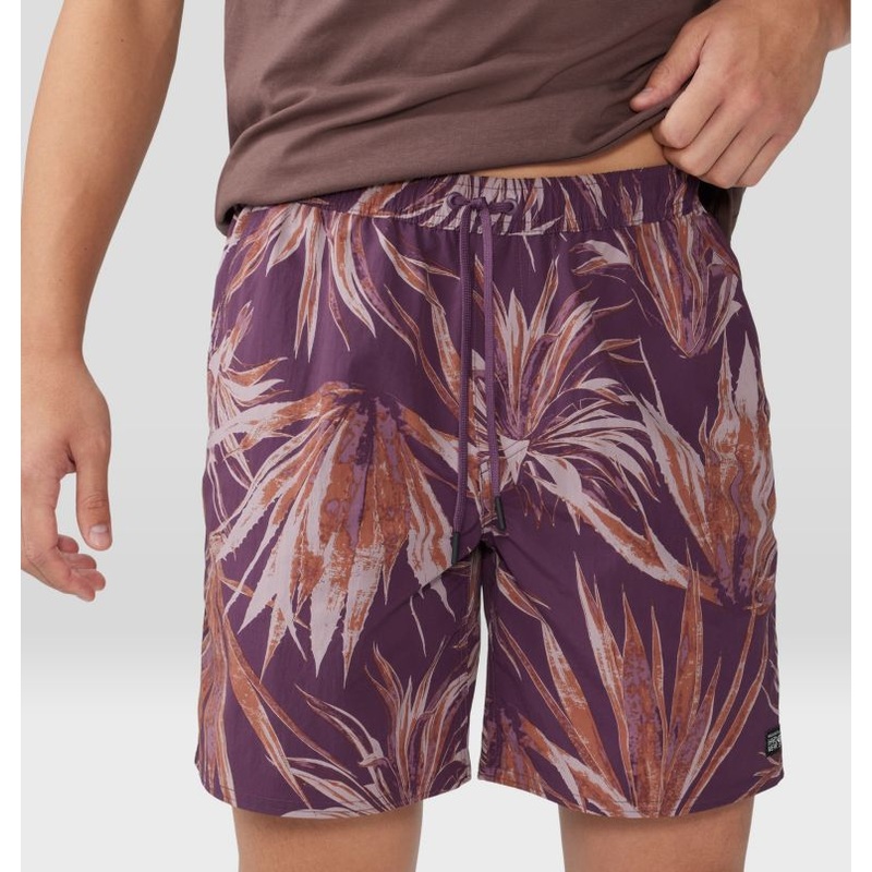 Men’s Stryder Swim Short – Dusty Purple Yucca Print