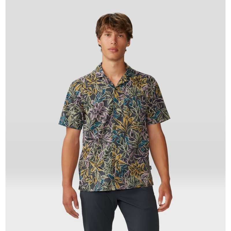 Men’s Trail Sender Camp Shirt – Volcanic Floral Print