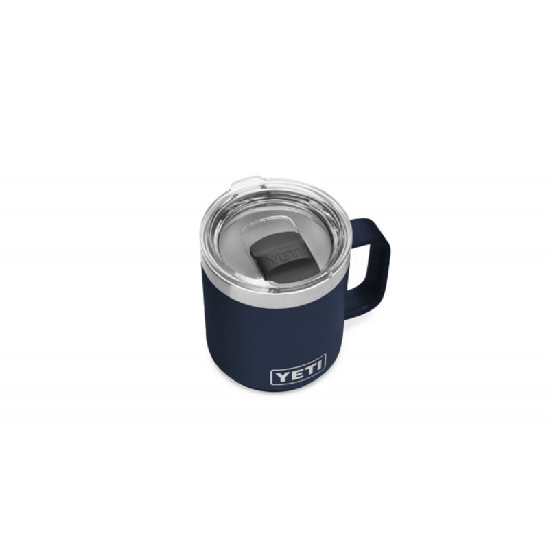 Rambler 10 oz Stackable Mug|Navy|Seafoam|Charcoal|Black|White|Rescue Red|10OZ