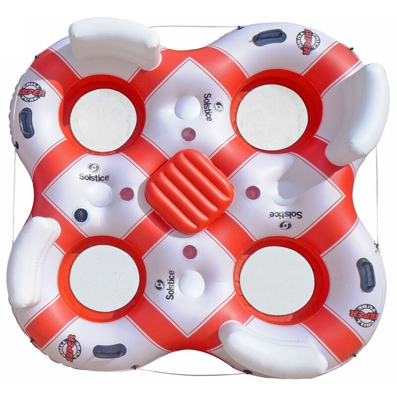Super Chill Four Person Float With Cooler