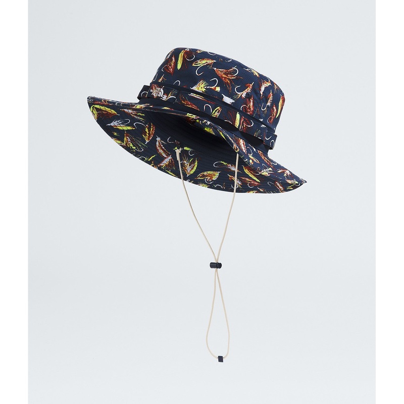 Class V Brimmer Hat – Summit Navy Hand Tied Fly Print
