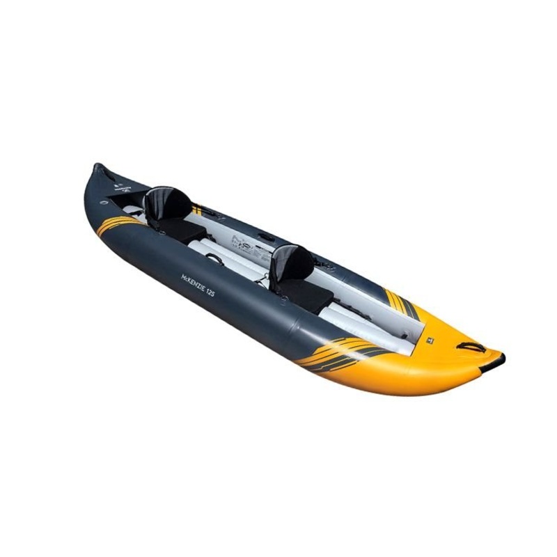 Mckenzie 125 Inflatable Kayak|Yellow/grey|12.5FT