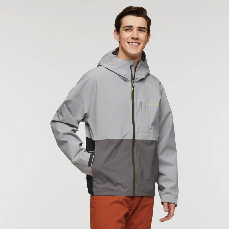 Men’s Cielo Rain Jacket – Smoke/Cinder
