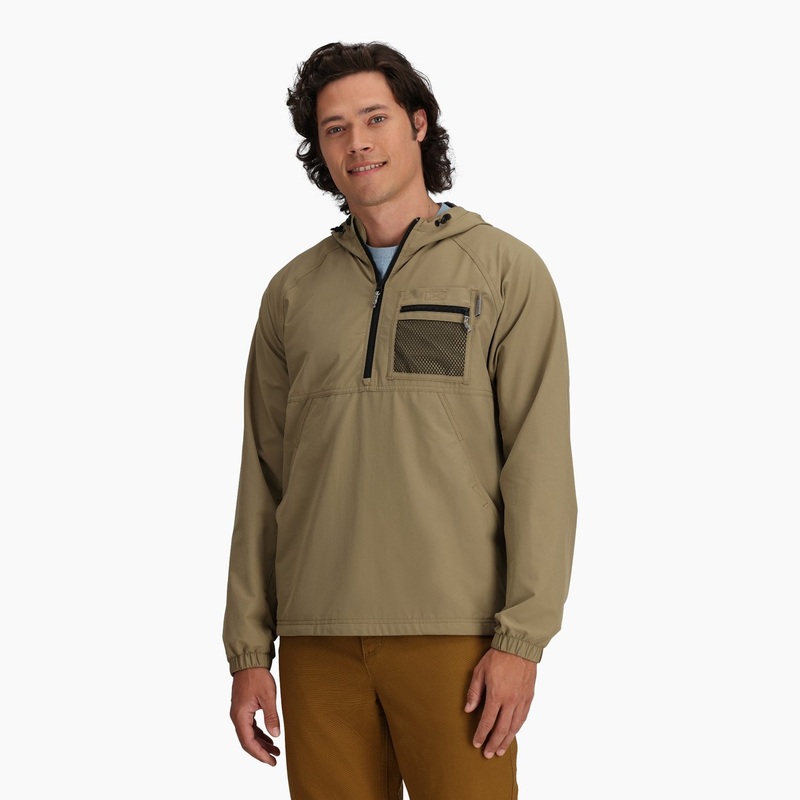 Men’s Merced Anorak – Covert Green