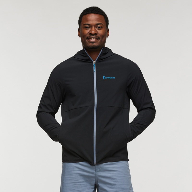 Men’s Vuelta Performance Windbreaker Jacket – Black