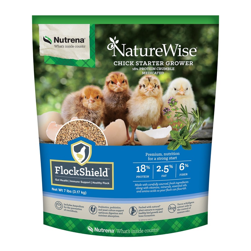 NatureWise 18% Crumbles Medicated Chick Starter Grower