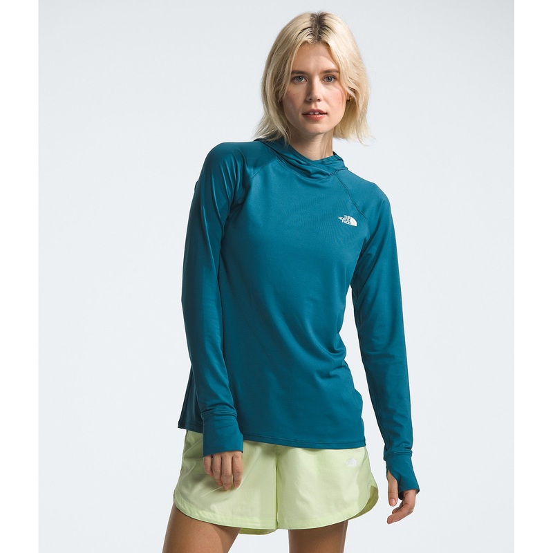 Women’s Class V Water Hoodie – Blue Moss