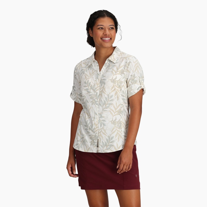 Women’s Expedition Pro 3/4 Sleeve – Ivory USLA Print