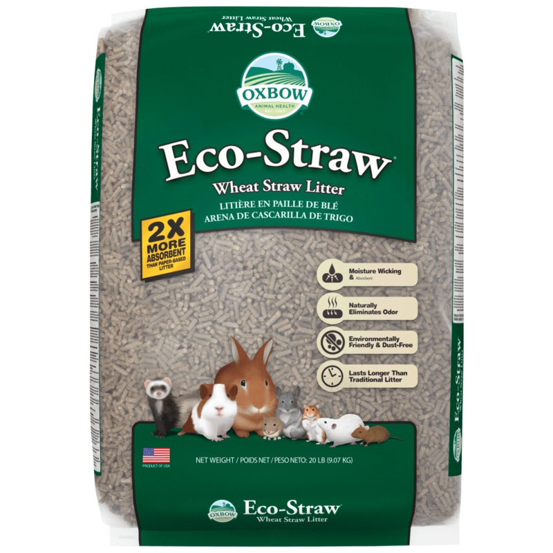 Eco-Straw Wheat Straw Litter Pellet – 20lb.