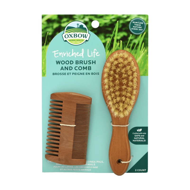 Enriched Life Wood Brush & Comb