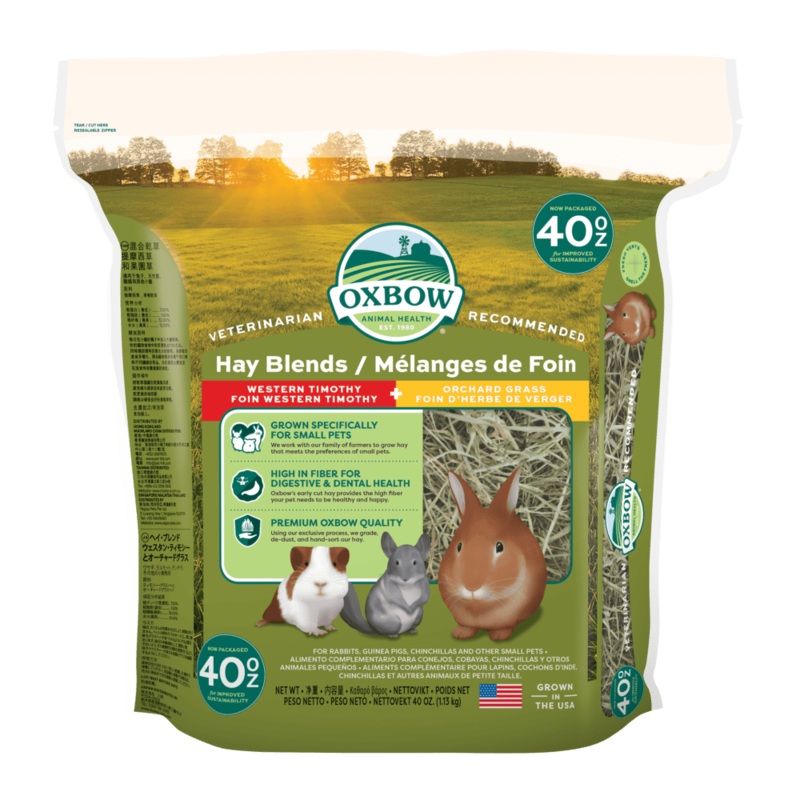 Hay Blends Western Timothy & Orchard Grass – (40oz / 90oz)
