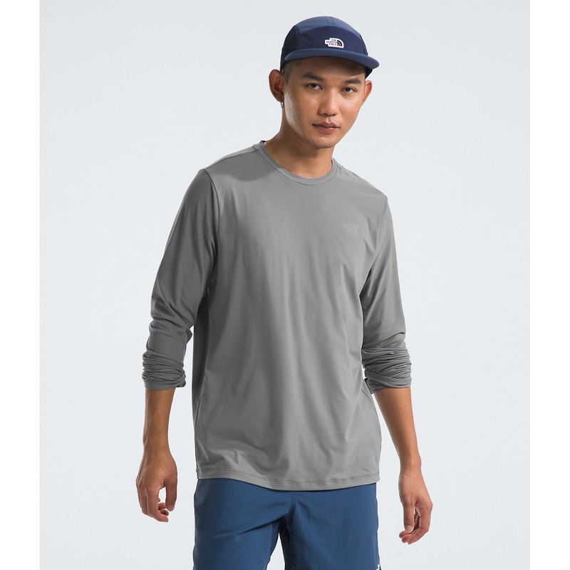 Men’s Dune Sky Long-Sleeve Crew – Smoked Pearl