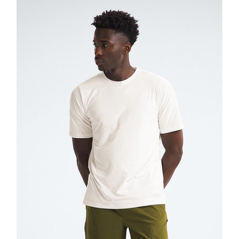 Men’s Dune Sky Short-Sleeve Crew – White Dune